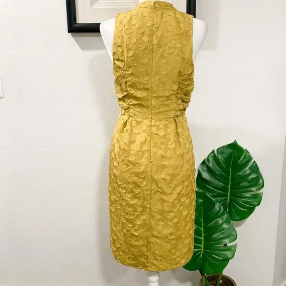 BHLDN | Quillaree Tethered Dots Dress Yellow Size 2 NWOT - Picture 10 of 12